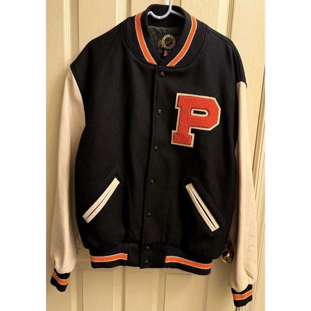 Vintage Princeton Wool letterman jacket Men's XL Dehen Jackets Made In USA Rare